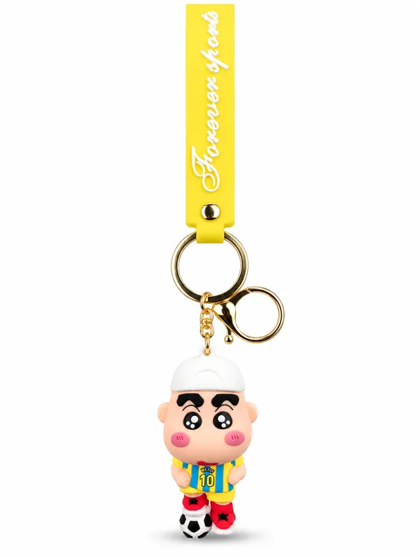 Football_Player_Keychain_For_Sports_Fans___3D_Soccer_Character_Key_Ring_For_Keys_Backpack_School_Bag_&_Gifting_Pack_Of_2