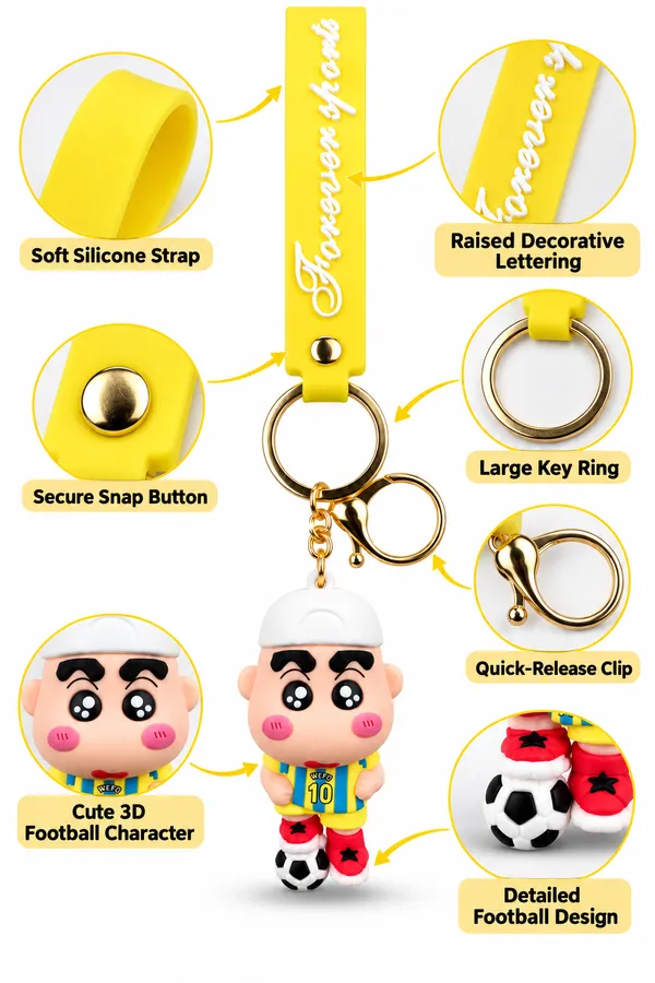 Football_Player_Keychain_For_Sports_Fans___3D_Soccer_Character_Key_Ring_For_Keys_Backpack_School_Bag_&_Gifting_Pack_Of_2
