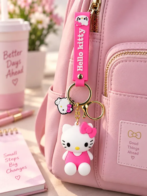 Hello_Kitty_Keychain_For_Kids_&_Fans___Cute_3D_Character_Key_Ring_For_Keys_Backpack_School_Bag_&_Gifting_Pack_Of_2