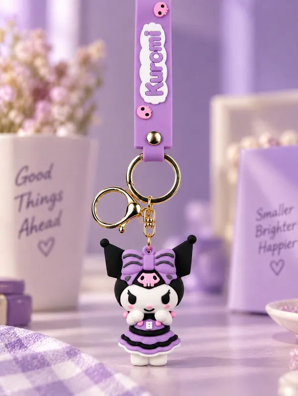 Kuromi_Keychain_For_Kids_&_Anime_Fans___Cute_3D_Character_Key_Ring_For_Keys_Backpack_School_Bag_&_Gifting_Pack_Of_2