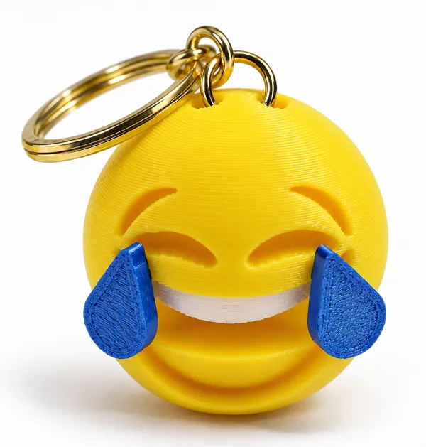 Laughing_Tears_Keychain___Funny_Emoji_Style_Key_Ring_for_Keys_Backpack_School_Bag_Purse_&_Gifting