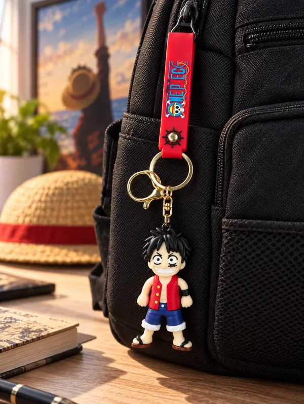 Luffy_One_Piece_Keychain_For_Anime_Fans___3D_Character_Key_Ring_For_Keys_Backpack_School_Bag_&_Gifting_Pack_Of_2