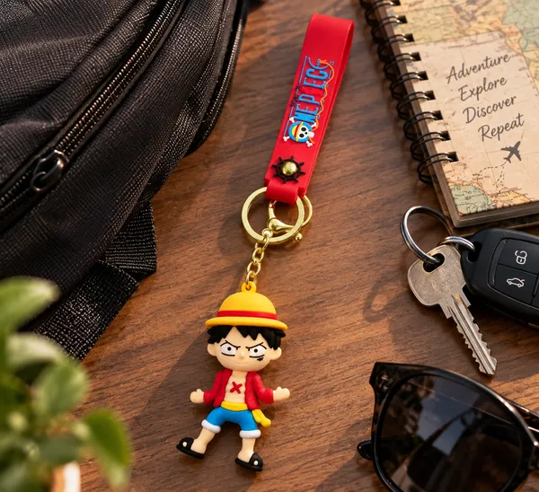 Luffy_One_Piece_Keychain_For_Anime_Fans___3D_Character_Key_Ring_For_Keys_Backpack_School_Bag_&_Gifting_Pack_Of_2