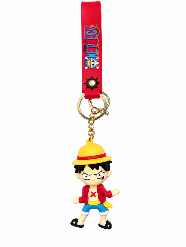 Luffy_One_Piece_Keychain_For_Anime_Fans___3D_Character_Key_Ring_For_Keys_Backpack_School_Bag_&_Gifting_Pack_Of_2
