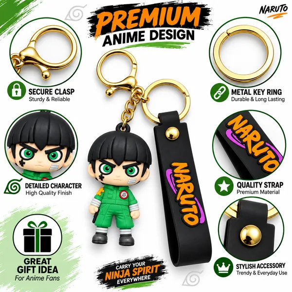 Naruto_Rock_Lee_Chibi_Anime_Keychain_for_Boys_&_Girls_|_Cute_Character_Keyring_with_Metal_Ring