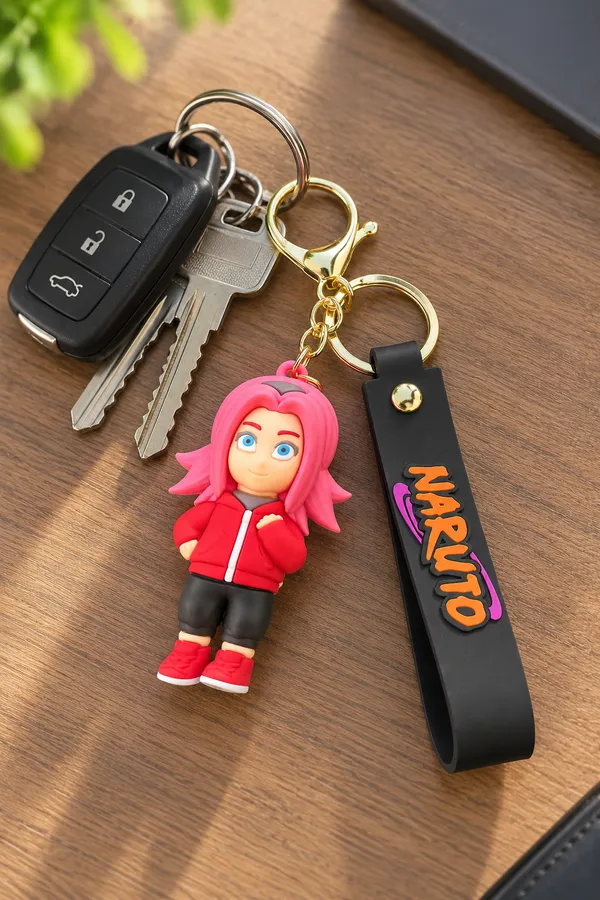 Naruto_Sakura_Haruno_Chibi_Anime_Keychain_for_Boys_&_Girls_|_Cute_Character_Keyring_with_Metal_Ring