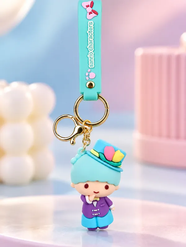 Sanrio_Character_Keychain_For_Kids_&_Fans___Cute_3D_Character_Key_Ring_For_Keys_Backpack_School_Bag_&_Gifting_Pack_Of_2