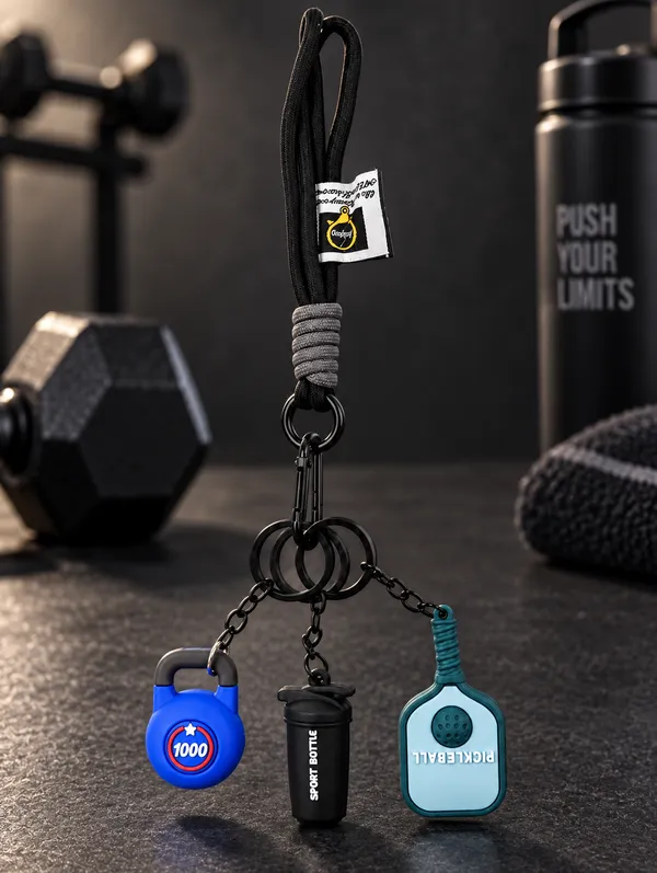 Sports_Trio_Keychain_For_Sports_Lovers___Mini_Sports_Theme_Key_Ring_For_Keys_Backpack_Gym_Bag_&_Gifting_Pack_Of_2