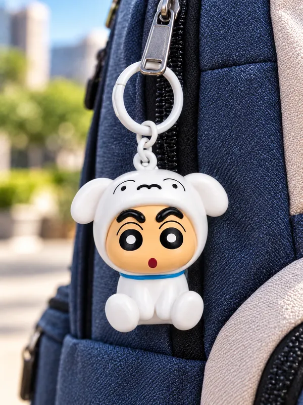 White_Dog_Keychain_for_Kids_&_Pet_Lovers___Cute_3D_Animal_Key_Ring_for_Keys_Backpack_School_Bag_&_Gifting
