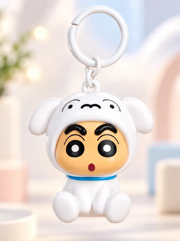 White_Dog_Keychain_for_Kids_&_Pet_Lovers___Cute_3D_Animal_Key_Ring_for_Keys_Backpack_School_Bag_&_Gifting