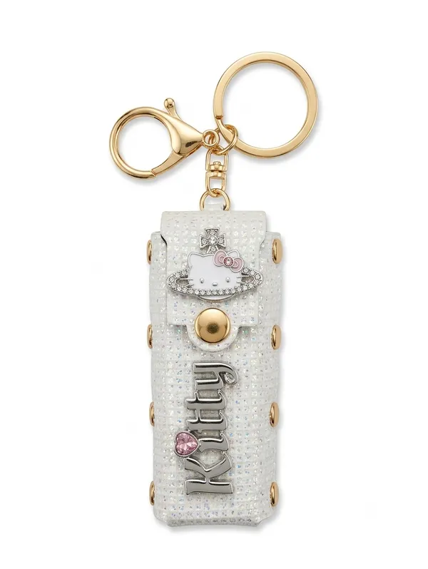 White_Fashion_Cat_Keychain_for_Women_&_Girls___Cute_Cat_Bag_Charm_Key_Ring_for_Keys_Purse_Backpack_&_Gifting