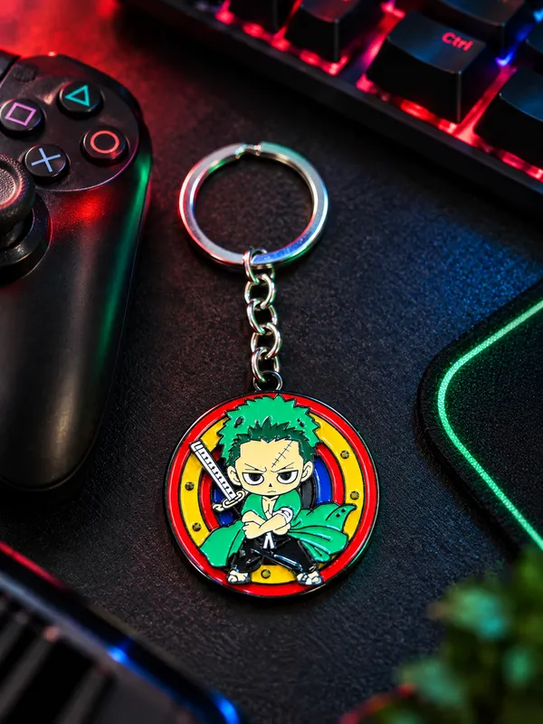 Zoro_One_Piece_Keychain_For_Anime_Fans___3D_Character_Key_Ring_For_Keys_Backpack_School_Bag_&_Gifting_Pack_Of_2