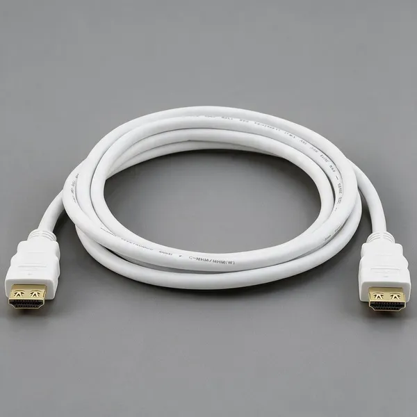 White_Pvc_Hdmi_Cable_Tv__Computer__Gaming