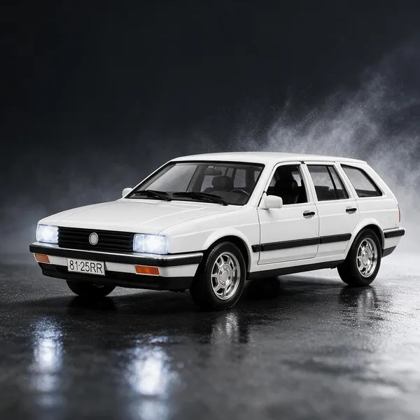 White_Die_Cast_Metal_Rc_Hatchback_Car_Kids__Collecting