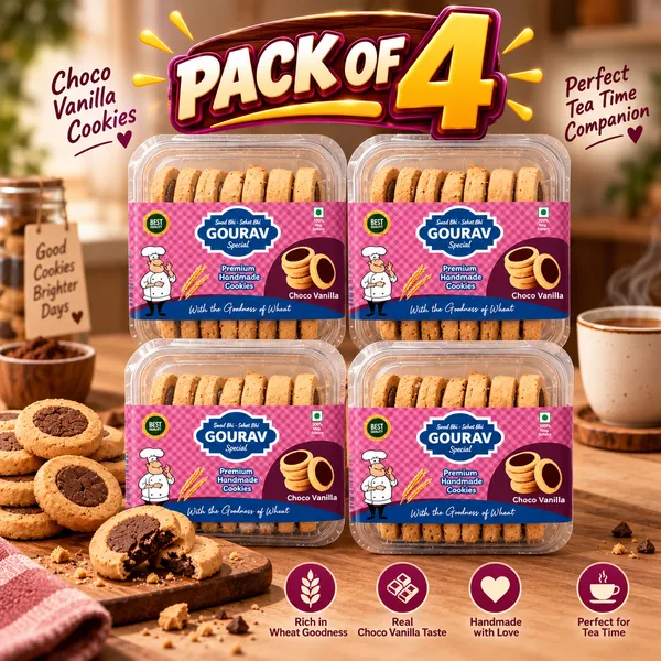 Gouravrusk_Choco_Vanilla_Chocolate_Chip_Eggless_Biscuit_(Pack_of_4)