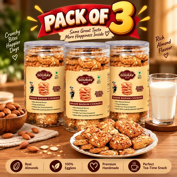 Gouravrusk_Shahi_Badam_Almond_Cookies_Jar_(Pack_of_3)