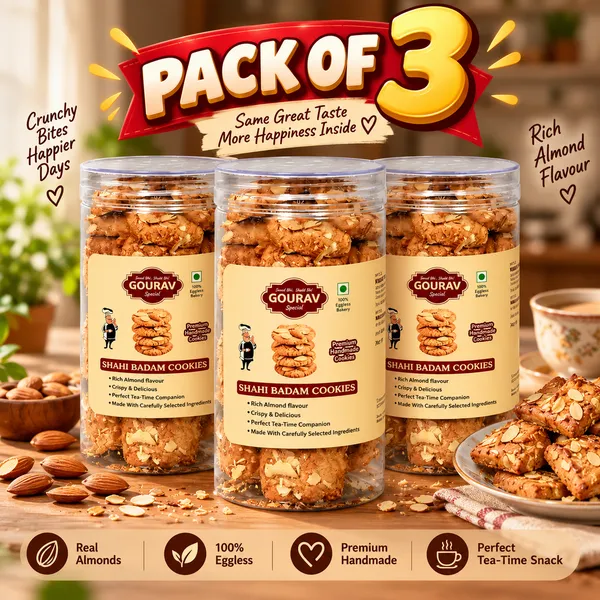Gouravrusk_Shahi_Badam_Almond_Cookies_Jar_(Pack_of_3)