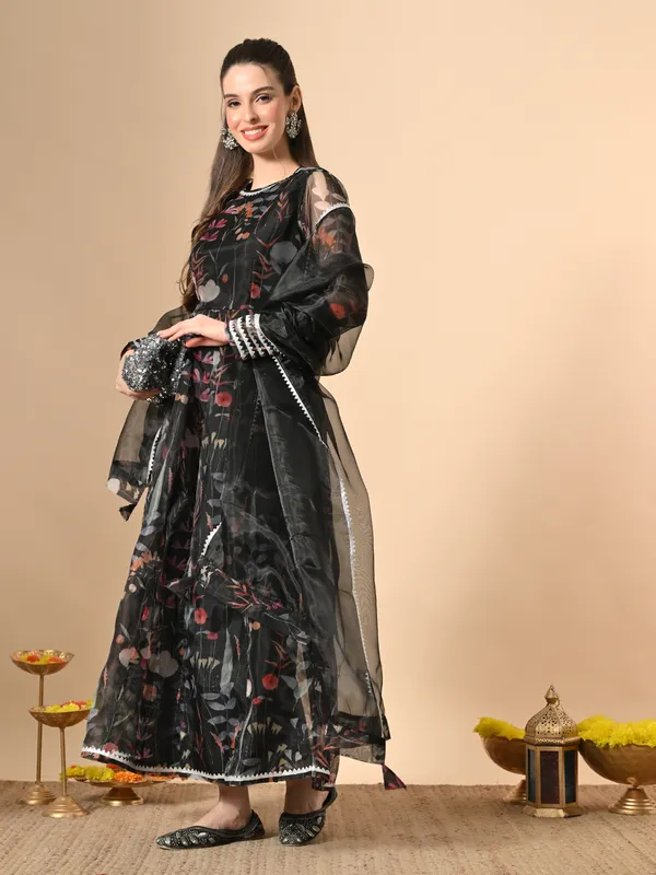 Black_Floral_Print_Anarkali_Suit_Set_for_Women