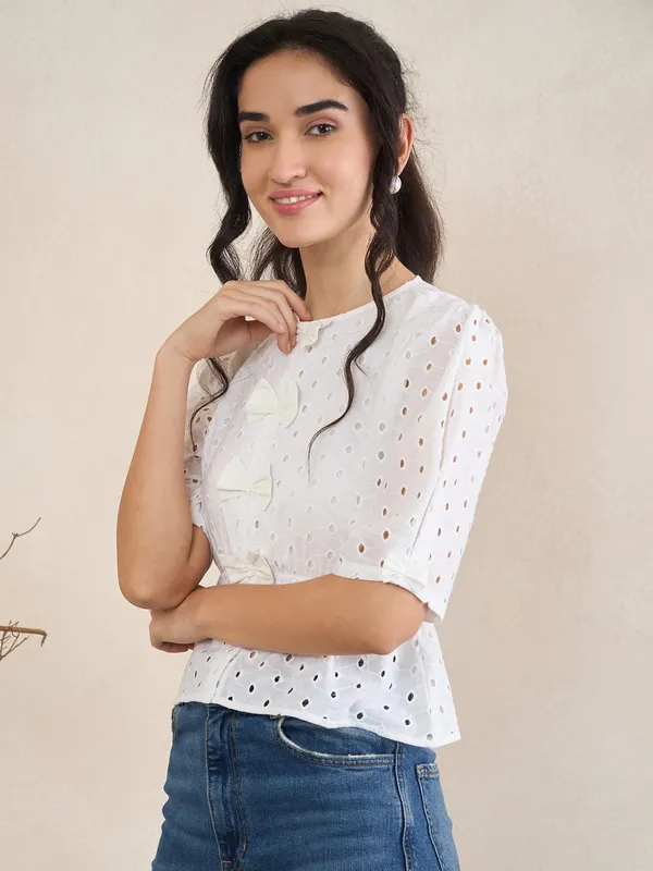 White_Eyelet_Peplum_Top_for_Women