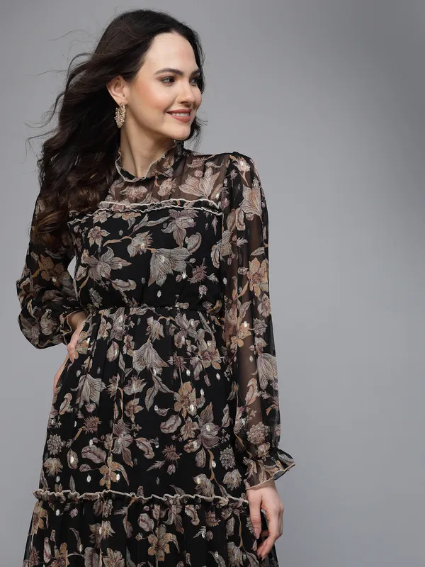 Black_Floral_Print_Tiered_Maxi_Dress_for_Women