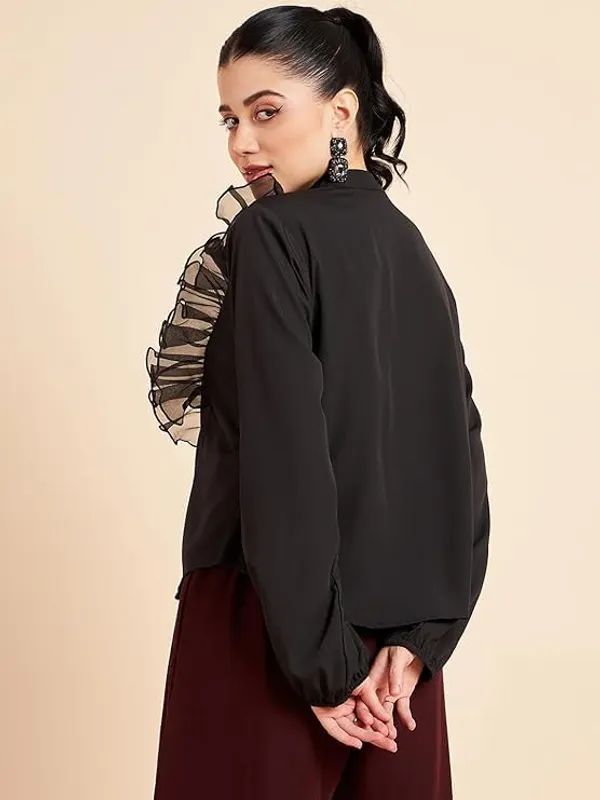 Ruffle_Shirt_Stylish_Top_Casual_Regular_Fit