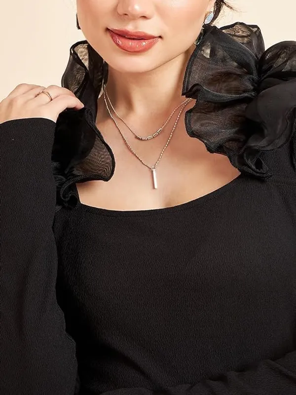 Fabway_Women_Ruffle_Collar_Stretchable_Top_Stylish_Western_Top_Trendy_Going_Out_Top_Regular_Fit_S_Xxl