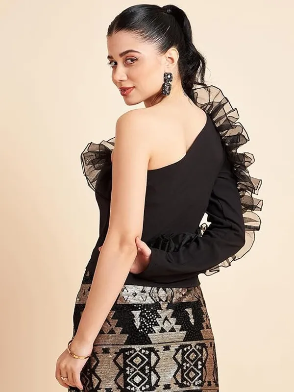 Fabway_Women_One_Shoulder_Ruffle_Top_Stylish_Western_Top_Trendy_Going_Out_Top_Regular_Fit_S_Xxl