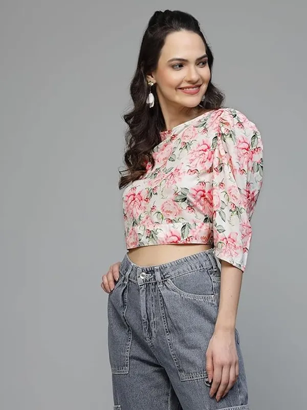 Women_Backless_Printed_Top_Tie_Back_Stylish_Top_Crepe_Fabric_Trendy_Western_Top_3_4_Sleeves_S_Xxl