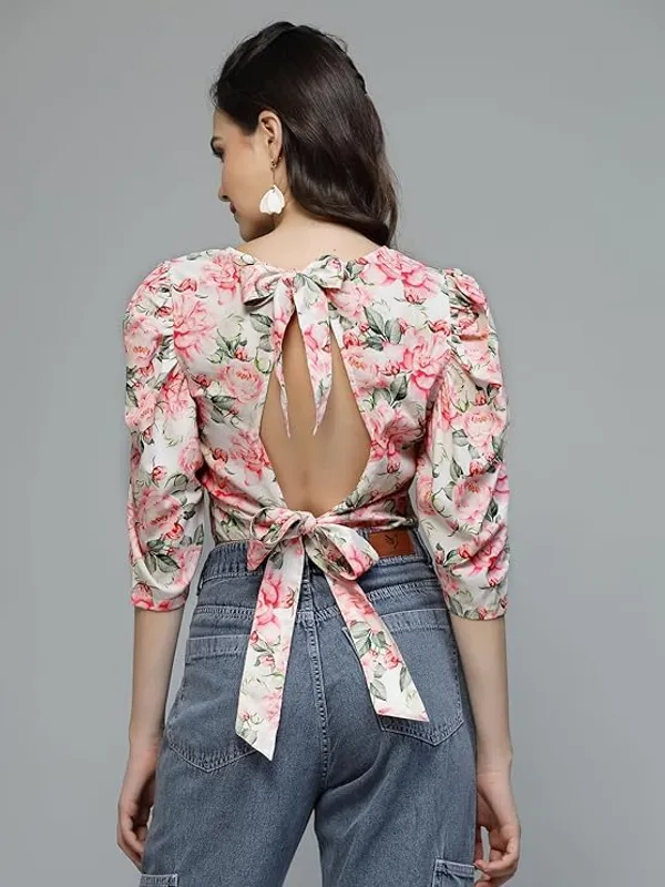 Women_Backless_Printed_Top_Tie_Back_Stylish_Top_Crepe_Fabric_Trendy_Western_Top_3_4_Sleeves_S_Xxl