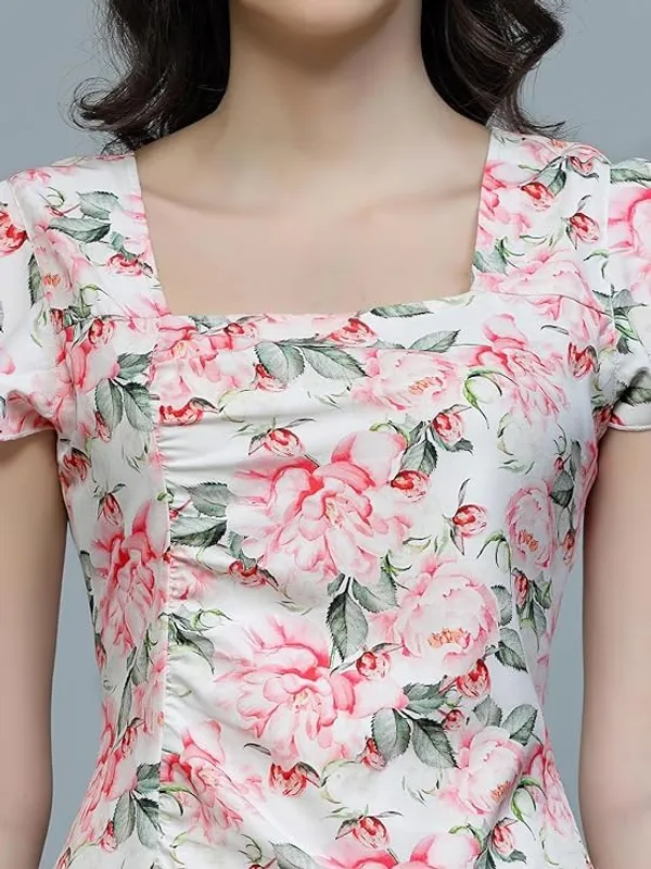 Women_Bodycon_Midi_Dress_Printed_Crepe_Slim_Fit_Dress_Side_Slit_Square_Neck_Elegant_Party_Dress_S_Xxl