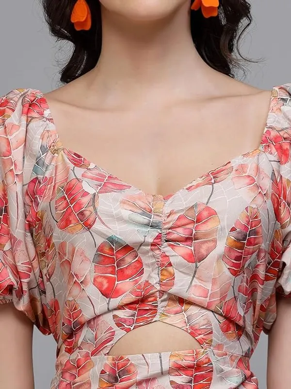 Women_Crepe_Printed_A_Line_Dress_Sweetheart_Neck_Puff_Sleeve_Elasticated_Waist_Summer_Casual_Stylish_Dress_S_Xxl