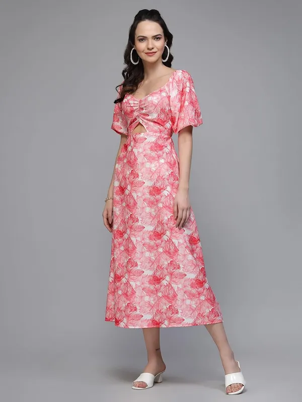 Women_Crepe_Printed_A_Line_Dress_Sweetheart_Neck_Puff_Sleeve_Elasticated_Waist_Summer_Casual_Stylish_Dress_S_Xxl