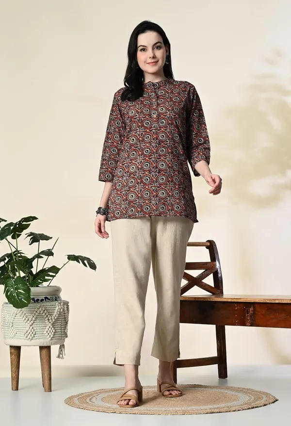 Fabway_Women_Printed_Kurti_Style_Tunic_Top_Casual_Ethnic_Top_3_4_Sleeve_Regular_Fit_S_Xxl