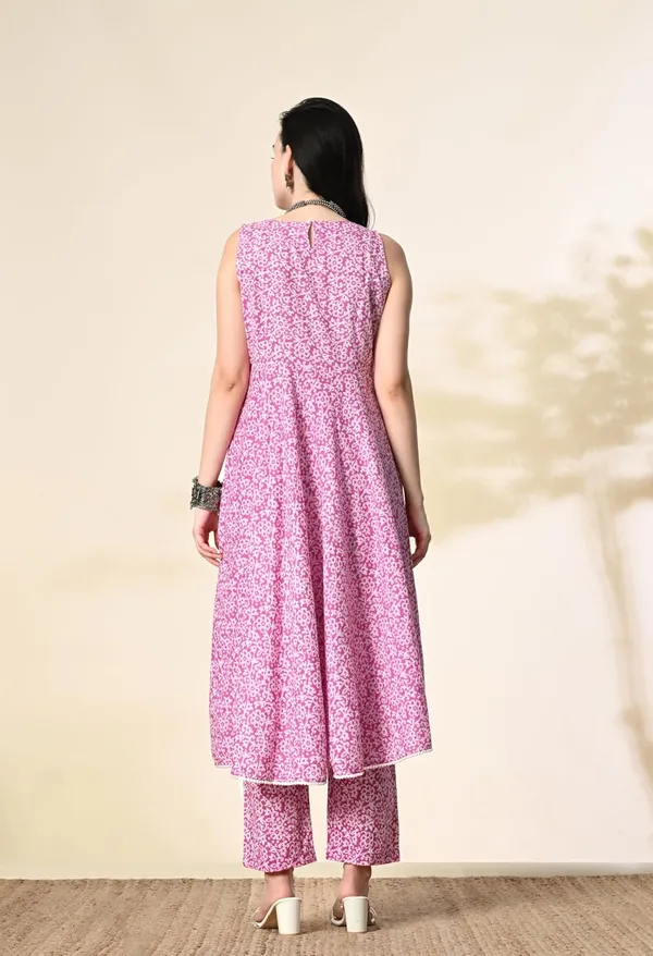 Women_Pure_Cotton_Kurta_Set_Printed_Anarkali_Kurta_With_Palazzo_Sleeveless_Flared_Ethnic_Set_Summer_Kurta_Set_S_Xxl