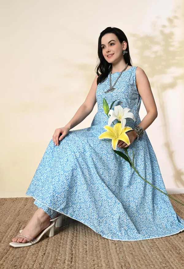 Women_Pure_Cotton_Kurta_Set_Printed_Anarkali_Kurta_With_Palazzo_Sleeveless_Flared_Ethnic_Set_Summer_Kurta_Set_S_Xxl