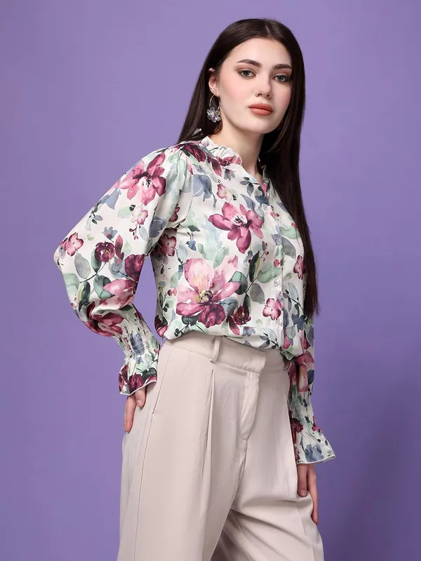 Women_Floral_Long_Tunic_Shirt_Printed_Style_Top_Smart_Casual_Wear_Regular_Fit_S_Xxl