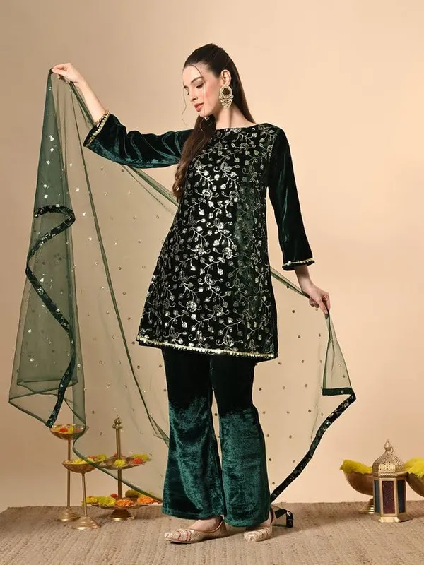 Women_Velvet_Heavy_Sequin_Embroidered_Kurta_Sharara_Set_With_Dupatta_Festive_Wedding_Ethnic_Suit_S_Xxl