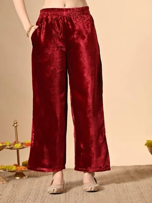 Women_Velvet_Heavy_Embroidered_Pakistani_Kurta_Palazzo_Set_With_Dupatta_V_Neck_Festive_Wedding_Ethnic_Suit_S_Xxl