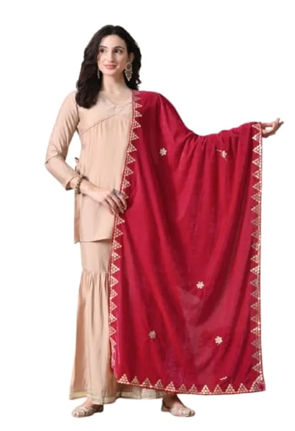 Women_Velvet_Embroidered_Dupatta_Stole_With_Gotta_Patti_Work_Festive_Wedding_Ethnic_Shawl_For_Kurta_Suit_Saree_Lehnga