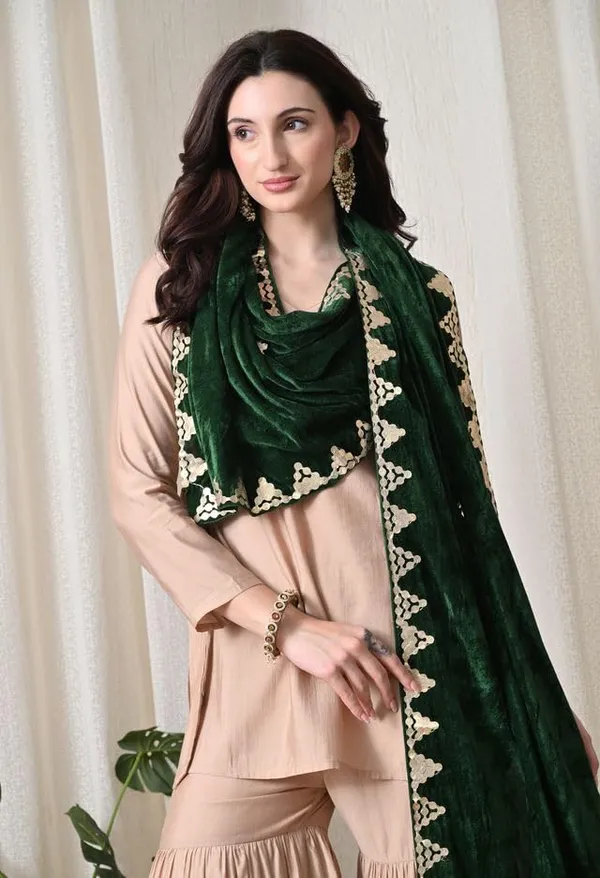 Women_Velvet_Embroidered_Dupatta_Stole_With_Gotta_Patti_Work_Festive_Wedding_Ethnic_Shawl_For_Kurta_Suit_Saree_Lehnga