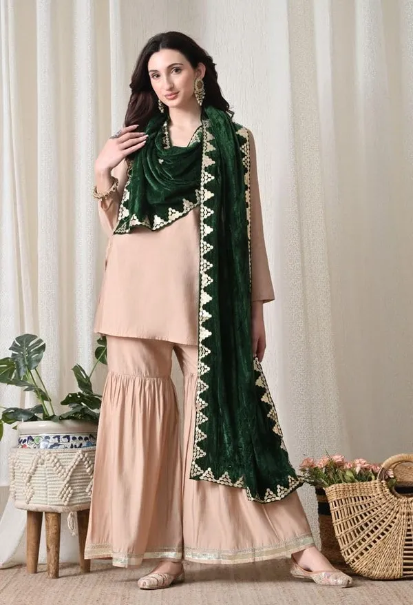 Women_Velvet_Embroidered_Dupatta_Stole_With_Gotta_Patti_Work_Festive_Wedding_Ethnic_Shawl_For_Kurta_Suit_Saree_Lehnga
