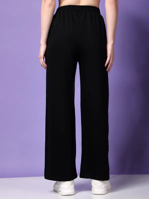 Black_Trouser_And_Wide_Leg_Pants_Set_For_Women
