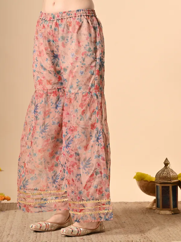 Peach_Floral_Print_Anarkali_Suit_for_Women