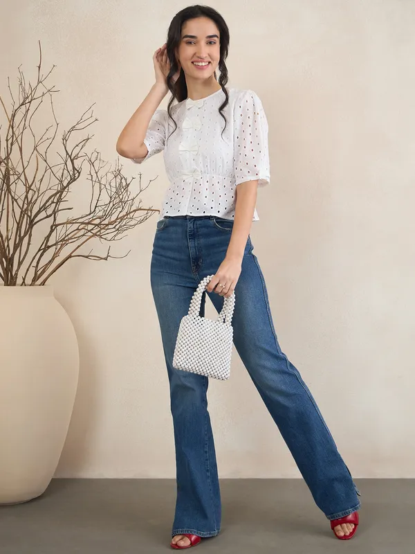 White_Eyelet_Peplum_Top_for_Women