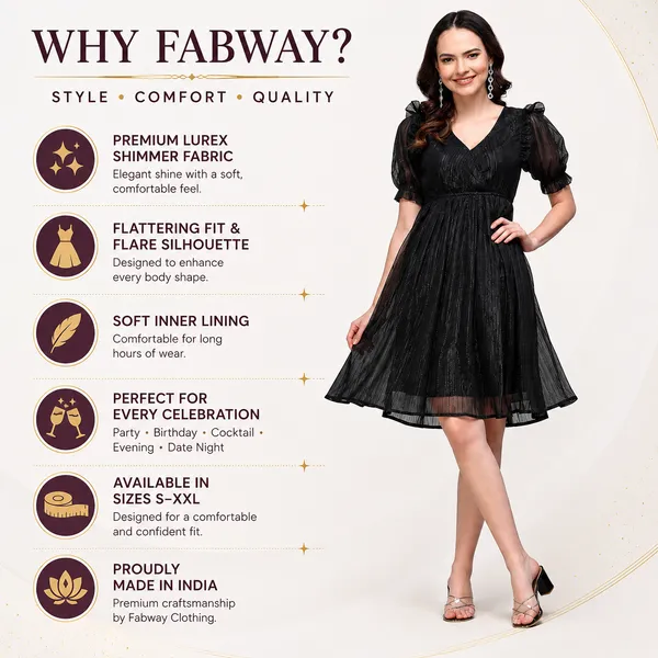 Black_Lurex_Fit_And_Flare_Dress_for_Women