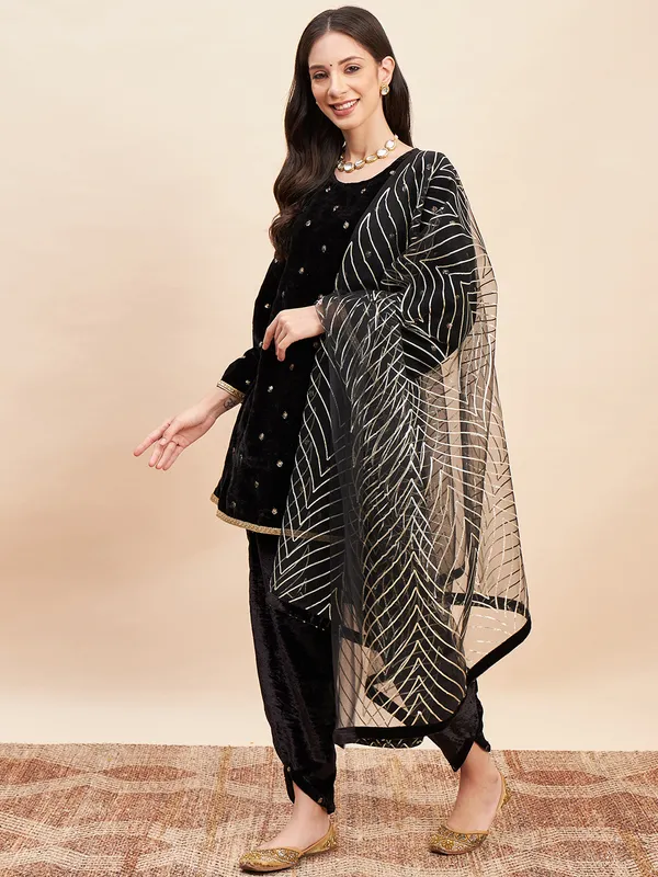 Black_Velvet_Embellished_Salwar_Suit_Set_for_Women