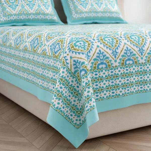Sky_Blue_Printed_King_Size_Bedsheet