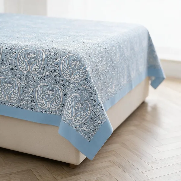 Blue_Paisley_Print_King_Size_Bedsheet