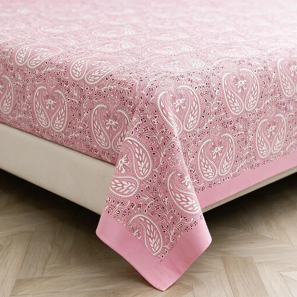 Pink_Paisley_Print_King_Size_Bedsheet