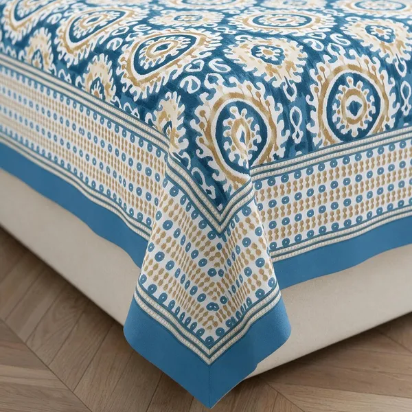Blue_Traditional_Print_King_Size_Bedsheet